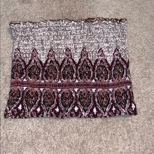 Paisley tube top
